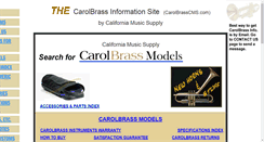 Desktop Screenshot of carolbrasscms.com